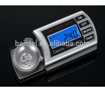 High Precision Digital Jewelry Scale 20g x 0.001g LCD Lab Gold Herb Balance Blue Backlight Diamond Carat Electronic Scales